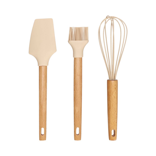 Set de 3 utensilios para cocina de silicona