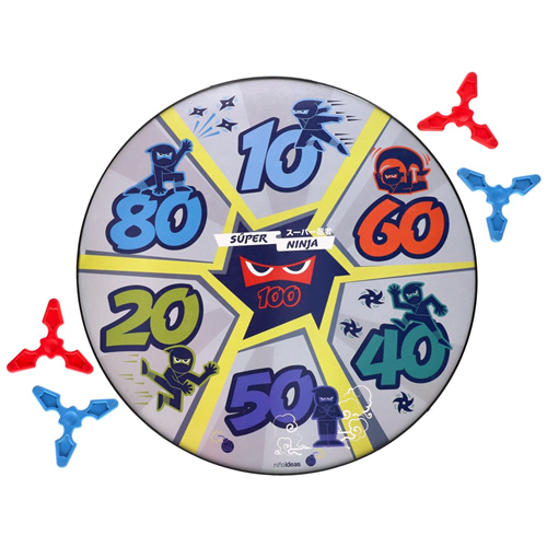 Dardos magnéticos con diseño ninja