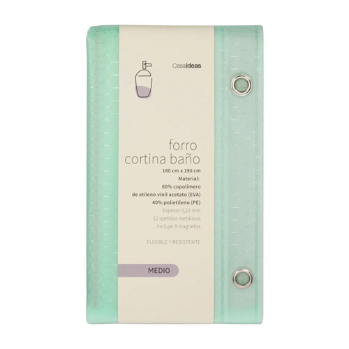 Forro Cortina Baño plástico con Textura