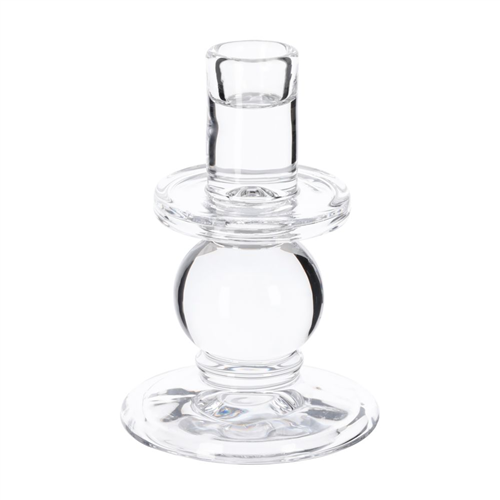 Candelabro perfil de vidrio 9x13.3 cm