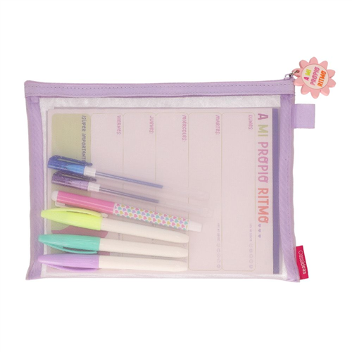 Set de estuche con planificador