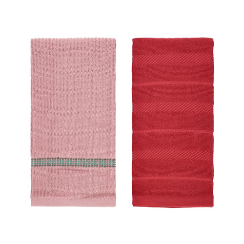 Set 2 paños de cocina terry 40x60 cm