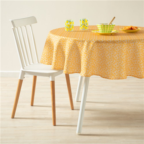 Mantel texturado con estampado diámetro 150 cm