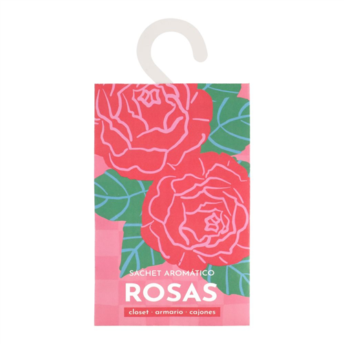 Sachet aromático rosas 11x17 cm