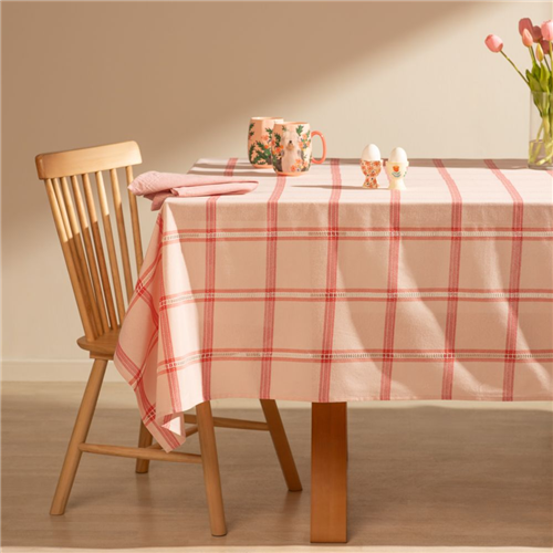 Mantel a cuadros tejido 150x250 cm