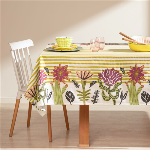 Mantel estampado 150x150 cm