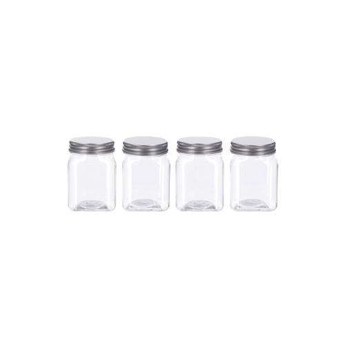 Set de 4 Frascos plástico 230 ml
