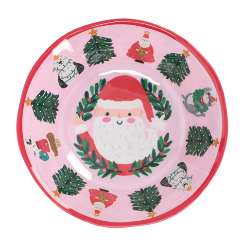 Bowl de melamina con diseño navideño 17x5 cm