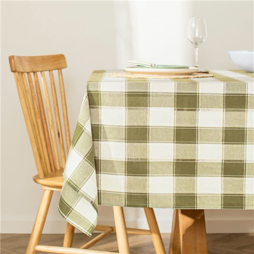 Mantel a cuadros tejido 150x210 cm