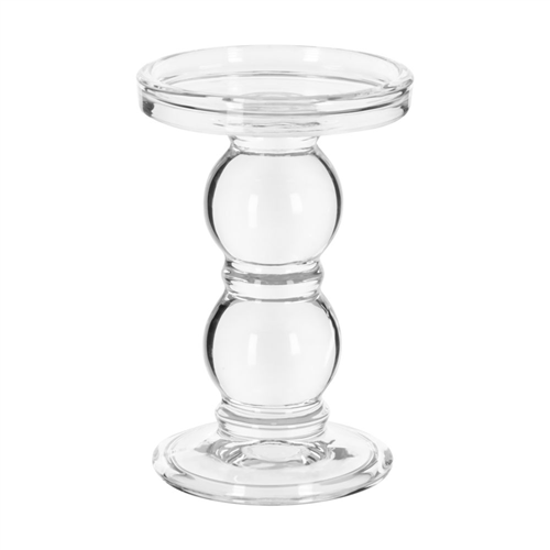 Candelabro perfil de vidrio 10x15 cm