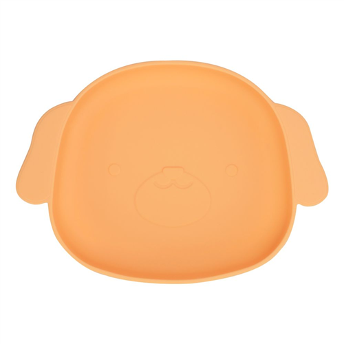 Plato de silicona animalito para bebé 18x18x2,8 cm