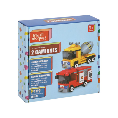 Set minibloques para hacer 2 vehículos