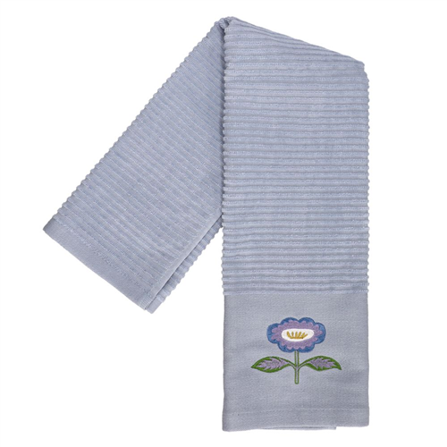 Toalla de mano con detalles bordados 40x70 cm
