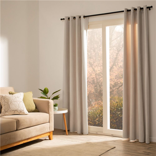 Cortina blackout térmica con ojillos 140x240 cm