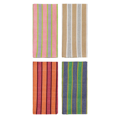 Set 4 paños de cocina algodón 40x60 cm