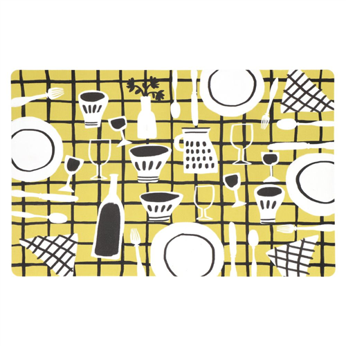 Set de 6 individuales goma eva 43x28 cm