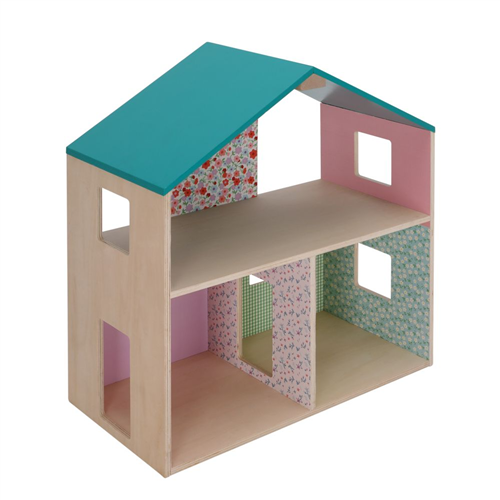 Casa de muñecas Textilá dos pisos