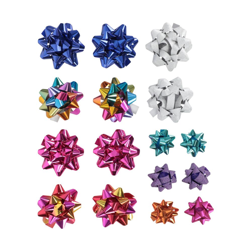 Set de 16 moños rosetón