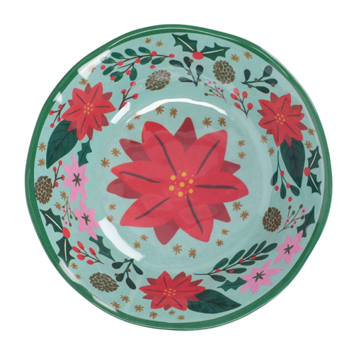Bowl de melamina con diseño navideño 17x5 cm