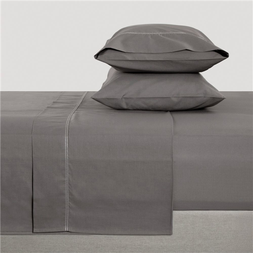 Set de sábanas algodón-poliéster liso 144 hilos Matrimonial