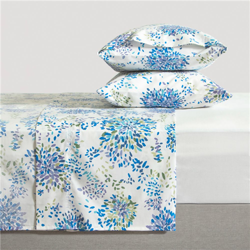 Set de sábanas algodón-poliéster estampadas 144 hilos Matrimonial