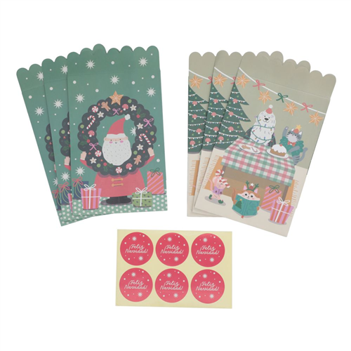 Set 6 Bolsas Papel Diseño