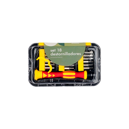 Set 18 Destornilladores 14.5x8x2.5 cm