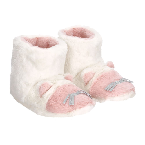 Pantufla bota peluda infantil 25 cm