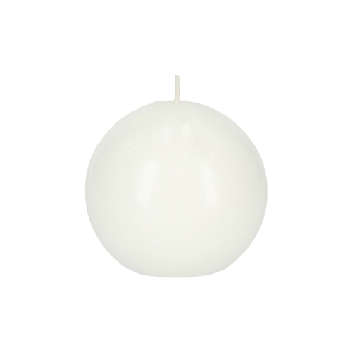 Vela Bola Rústica Vainilla 8x7.6 cm