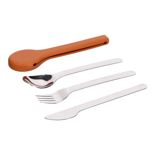 Set de cubiertos de acero inoxidable