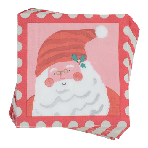 Set 24 Servilletas Papel Navidad
