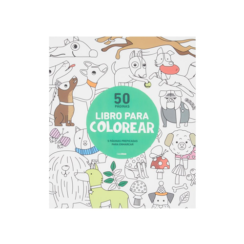 Libro para Pintar Animales 24x1.2x28 cm