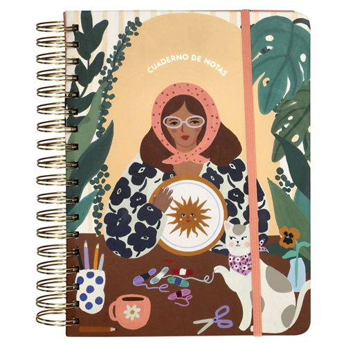 Cuaderno 1/2 oficio 18x3.5x24 cm