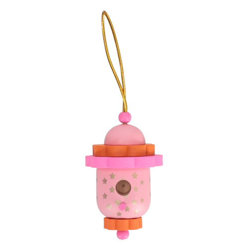 Adorno de navidad de casita