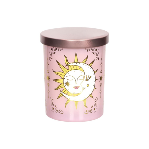 Vela aromática toronja envase vidrio con diseño