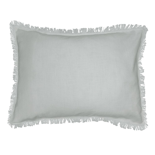 Funda de cojín algodón lino 70x50 cm