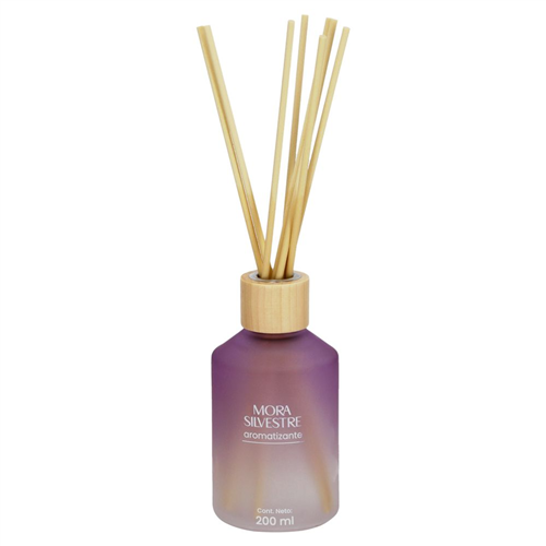 Botella con varitas aromáticas mora silvestre 200 ml