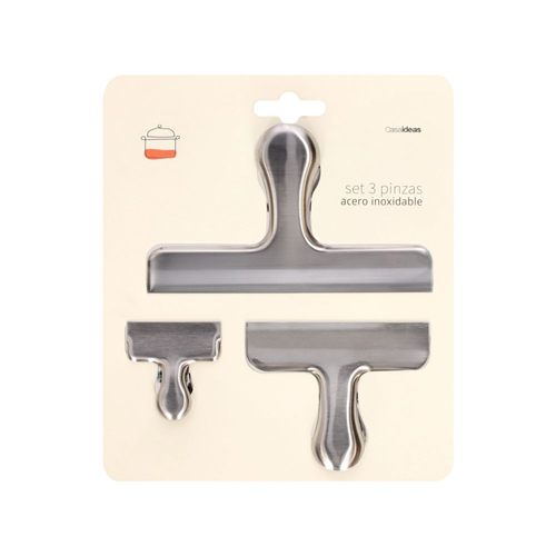 Set de 3 pinzas para cocina