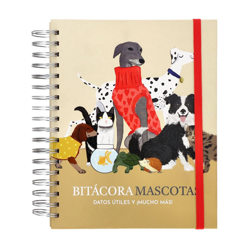 Bitácora para mascotas 17x23 cm