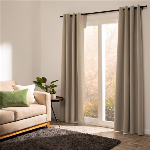 Set 2 Cortinas blackout con ojillos 140x240 cm