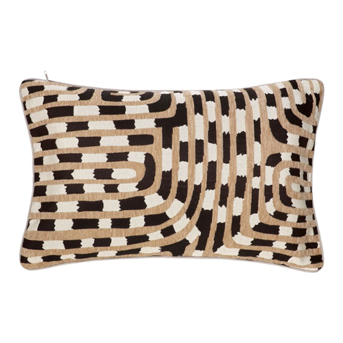 Cojín con diseño de tejido jacquard 30x50 cm