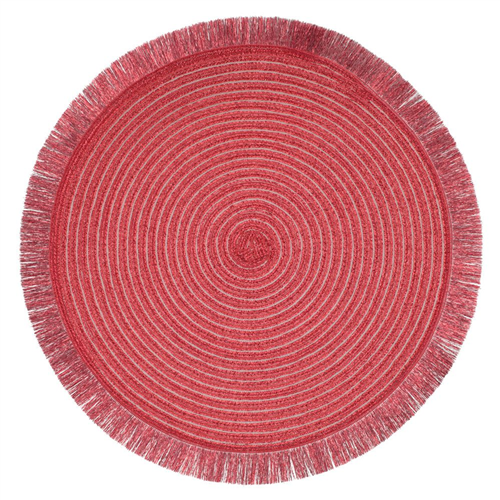 Individual redondo tejido navideño diámetro 38 cm