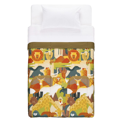 Cobertor de microfibra infantil estampado Individual