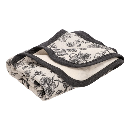 Frazada tejido punto jacquard 125x150 cm