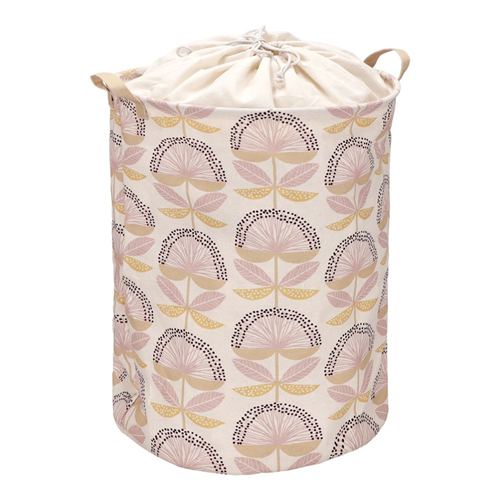 Canasto para ropa de algodón estampado 40x55 cm