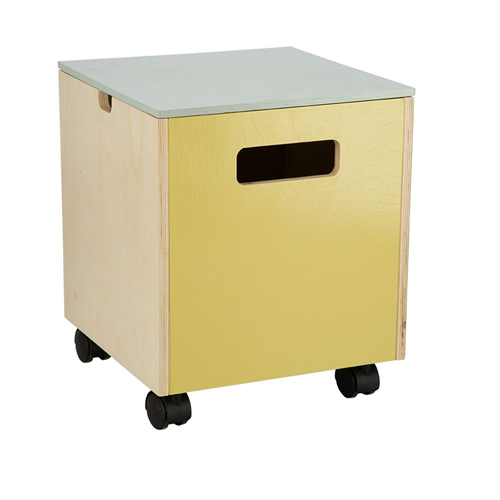 Cajón móvil de madera 32.4x30x38 cm