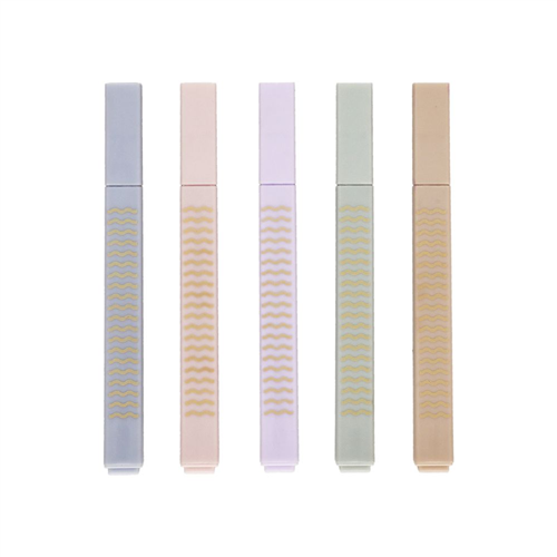 Set 5 Resaltadores Colores Pastel