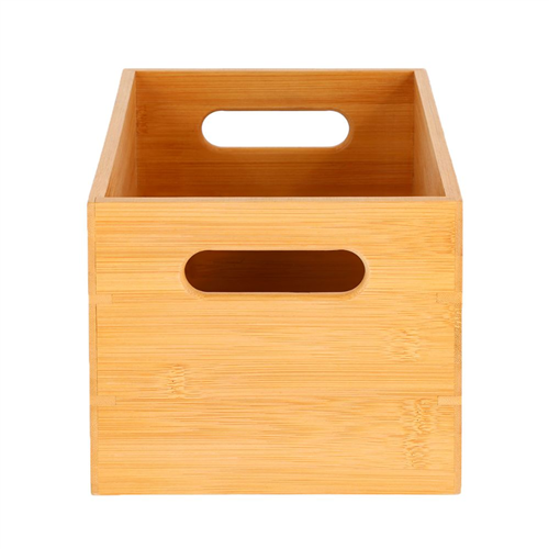 Canasto Bambú 26x18.5x15 cm