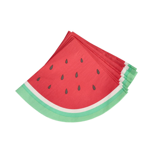 Set de 24 servilletas de papel sandia