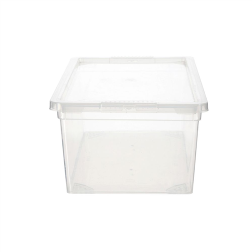 Set 4 Cajas plástico con Tapa 6 l